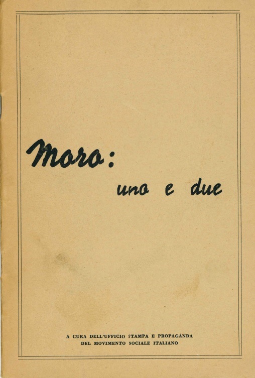 Moro: uno e due